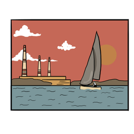 река волга и Конаковская ГРЭС