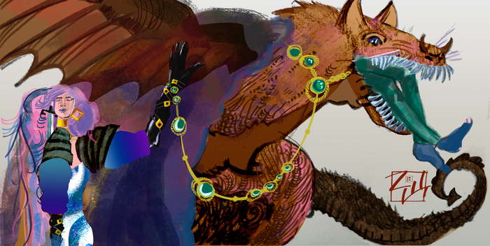 Ведьма на прогулке