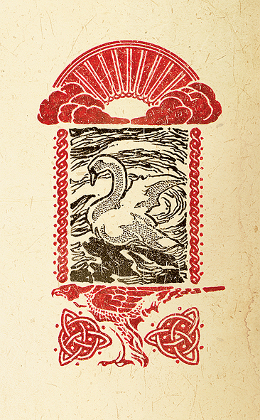 сказка (заставка - лебедь)