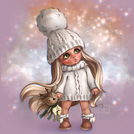 Девочка с игрушкой