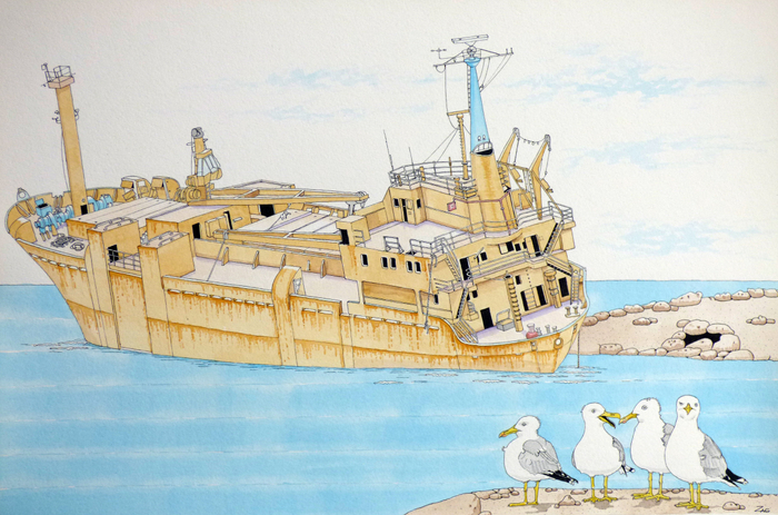 Жёлтый пароход