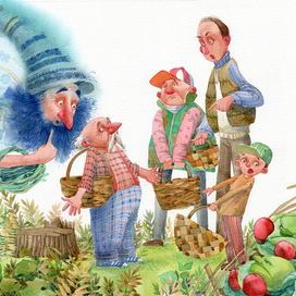 дождик вышел за грибами