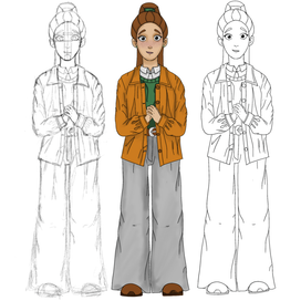 Скетч персонажа