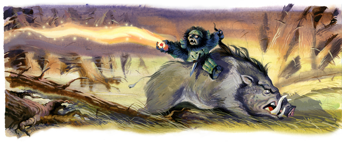 Иллюстрация Сказки "Голубая Фея"