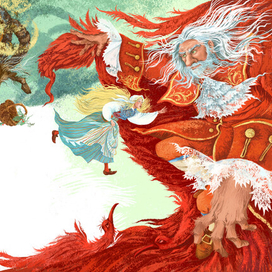 Иллюстрация к книге "Плащ Тролля" Анны Валенберг