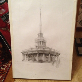 Ресторан, набросок