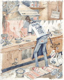 Man in the kitchen