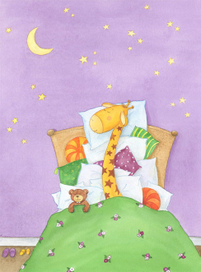 Спящий жираф