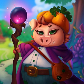 the character is a magician