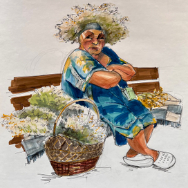 Продавщица пряных трав 