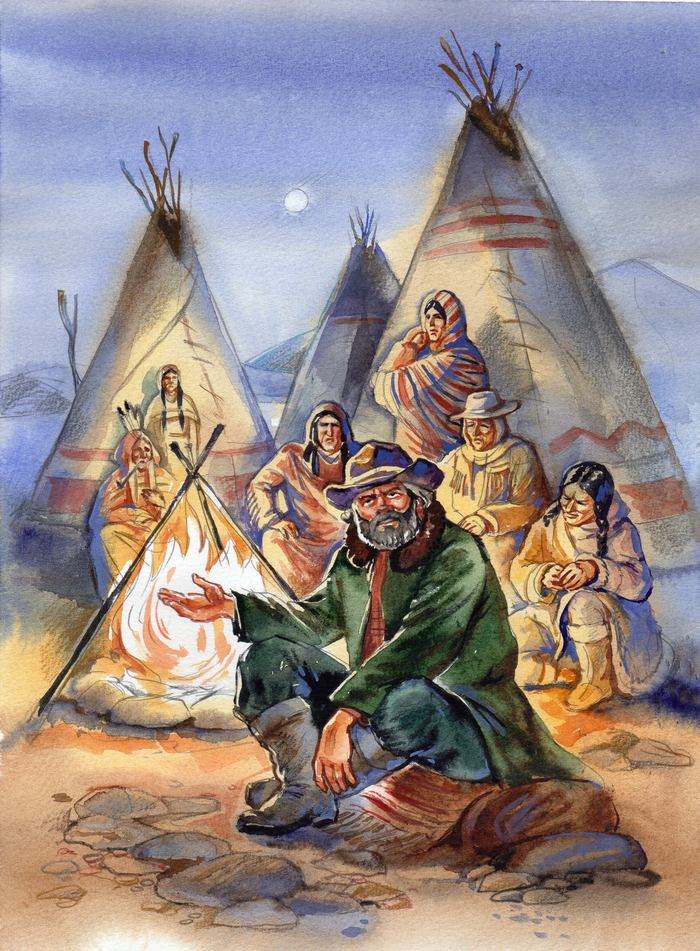 " Малыш у индейцев" Смок и Малыш