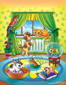 Книжка с наклейками №2: Домашние животные