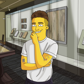 Портрет в стиле Симпсонов 