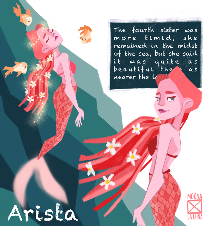 Одна из сестёр Русалочки 