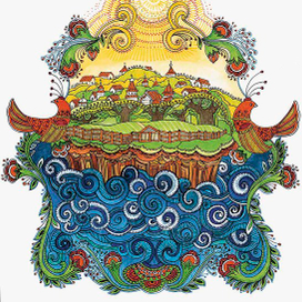 иллюстрация к книге "Русские ремесла"