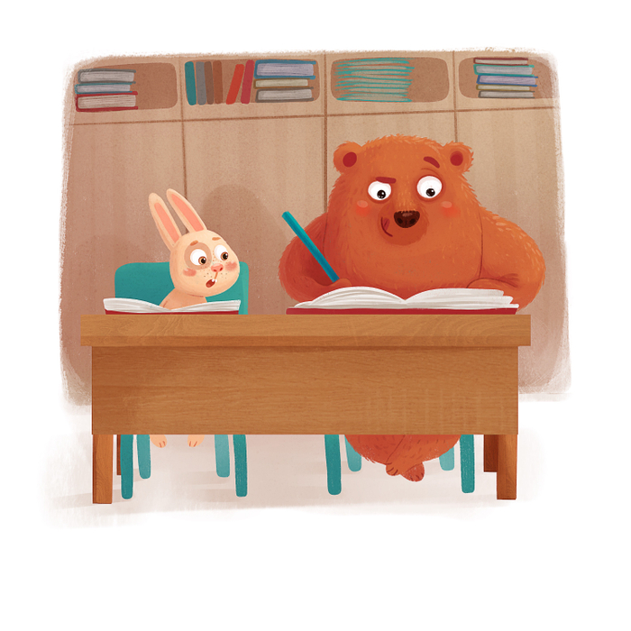 Школьные иллюстрации 