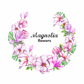 Магнолии венок