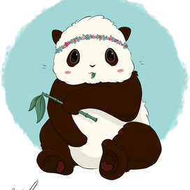 Art Panda Girl, Арт Девочка Панда 🐼