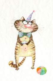 кот праздничный