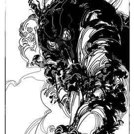 Леший. Inktober