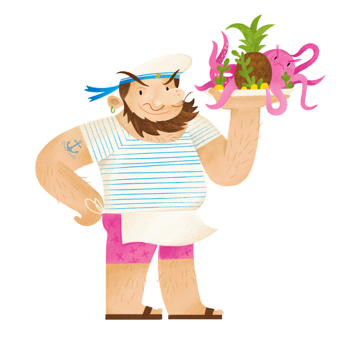 Веселый кок