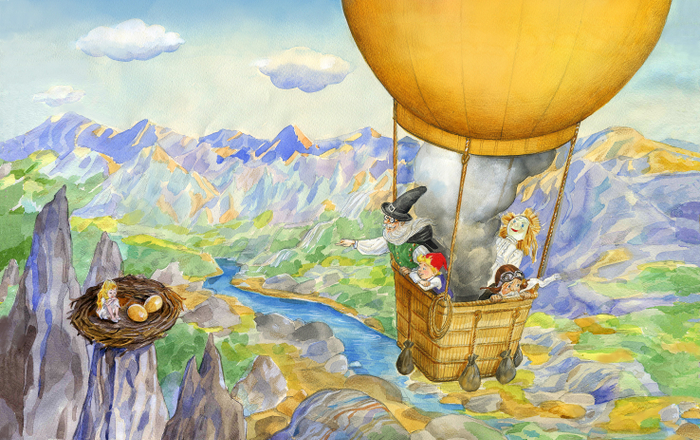 Полет на шаре