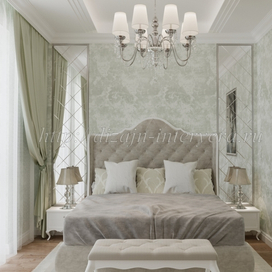 3D визуализация спальни