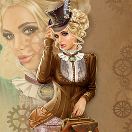 Стимпанк девушка