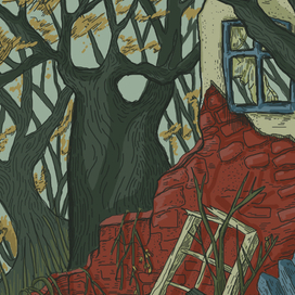 Дом осени.Ноябрь.