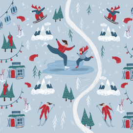 Паттерн для Подарочной бумаги