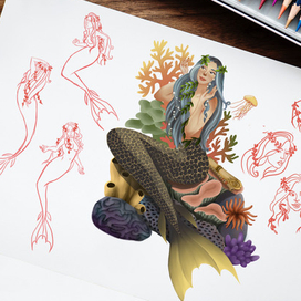 концепт арт персонажа