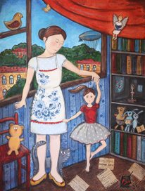 "Когда я вырасту-стану балериной. А ты, мам?"