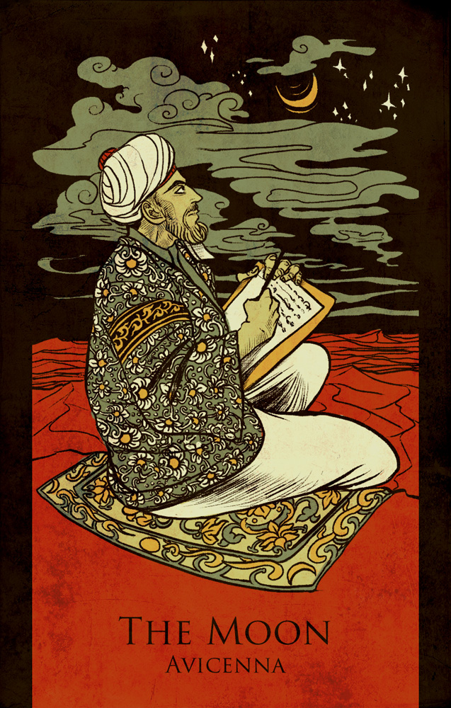 Tarot of Science - Луна - Авиценна