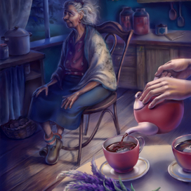 Иллюстрация к рассказу «Злыдня, наш друг», автор рассказа: Елена Зайцева (Zaniraya)