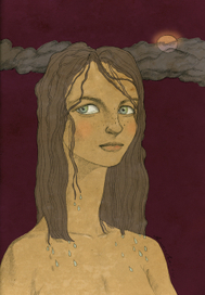 Ночью Юля выходит из воды