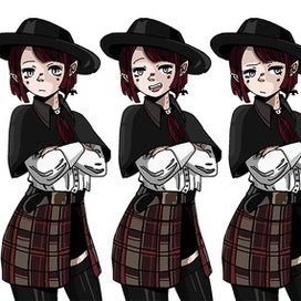 Моделька для визуальной новеллы 