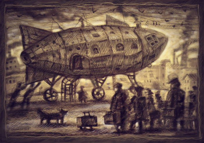 Ивановцы перед отправкой в Москву