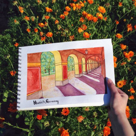 Акварельная архитектура