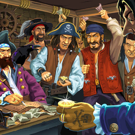 В пиратской таверне