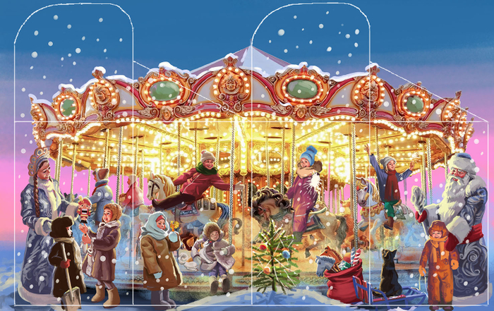 Новогодняя карусель
