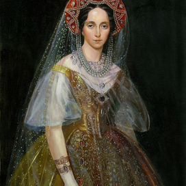 Копия портрета великой княгини Марии Александровны
