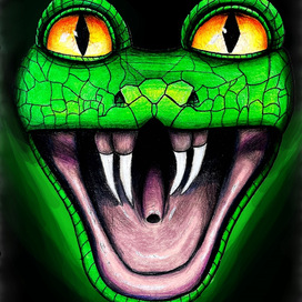 Комикс "Змейка"