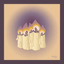 Пять горящих свечей