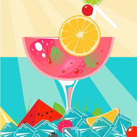 Коктель на пляже