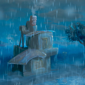 Хорчевня "У старого гоблина" в грозу