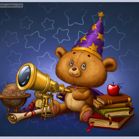 Мишка-астроном