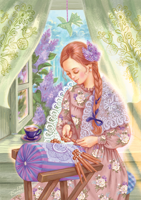 Звенят коклюшки