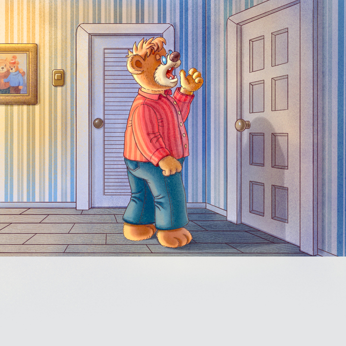 Папа-медведь идет спать. Книга Пашкина засыпайка