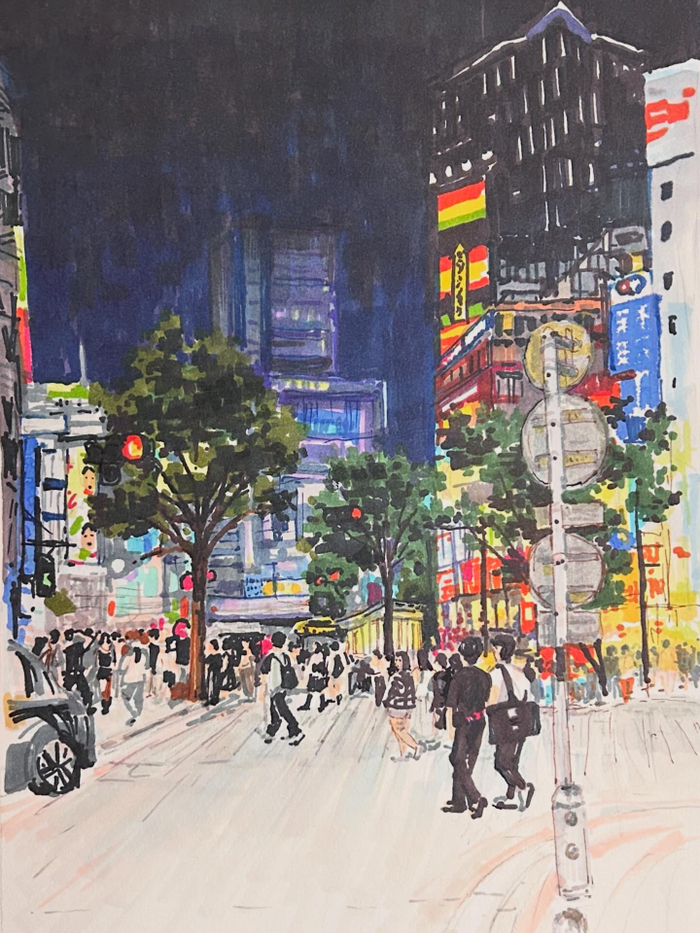 Район Гинза в Токио