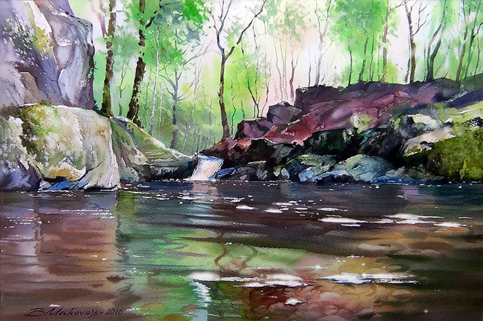 ,,Горное озеро в Ирландии,,